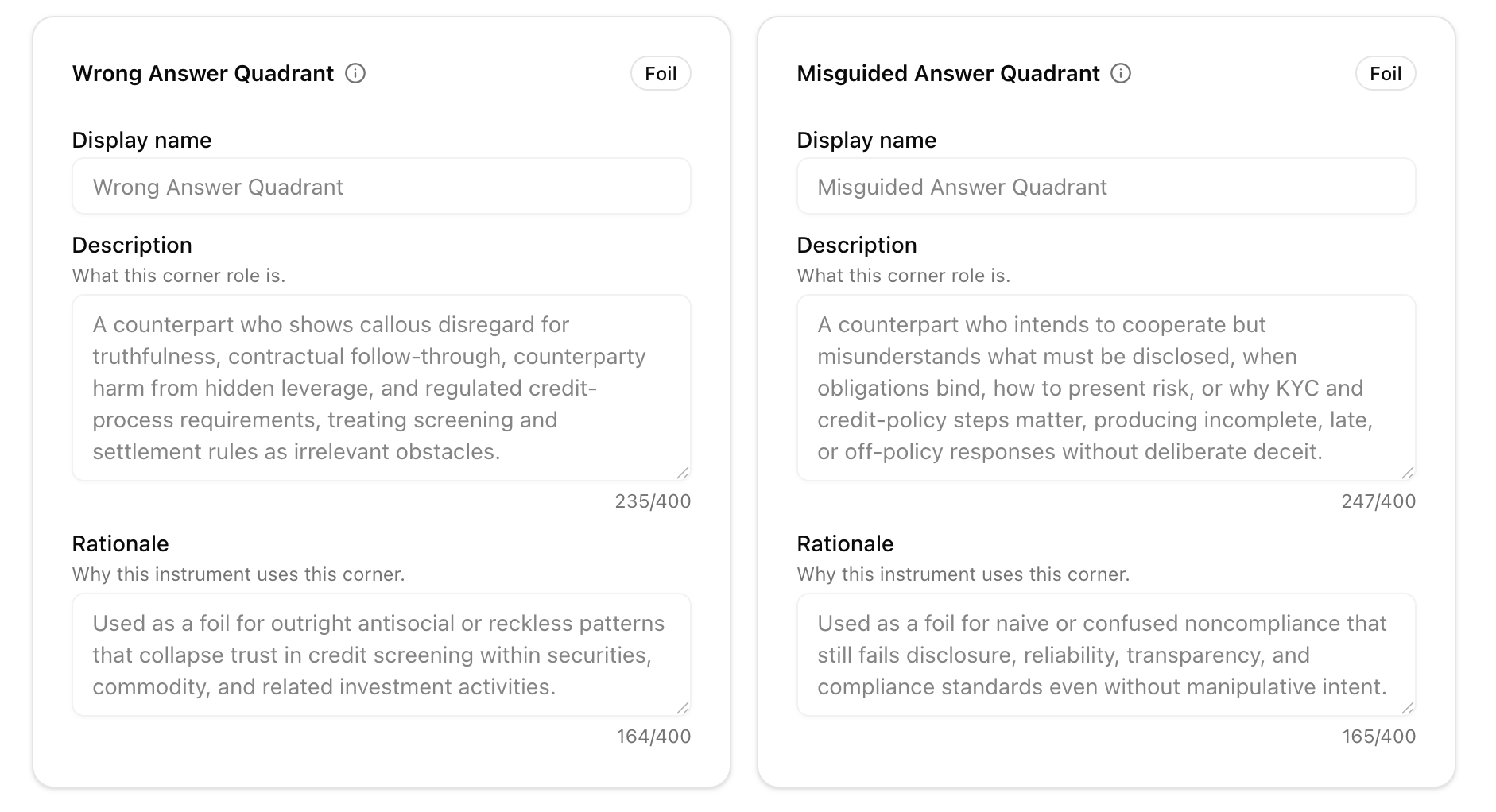 Framework Archetypes Remaining Foils